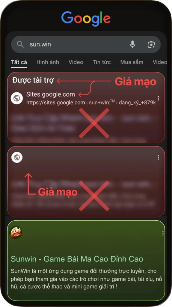 5 mẹo phân biệt Sunwin thật – Tránh mất tiền oan 100% 1 mẹo phân biệt Sunwin thật